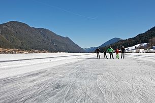 Eislaufen bei Schluga